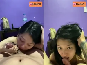 Anh đại ca xăm trổ số hưởng khi có cô bạn gái hết mực hầu hạ